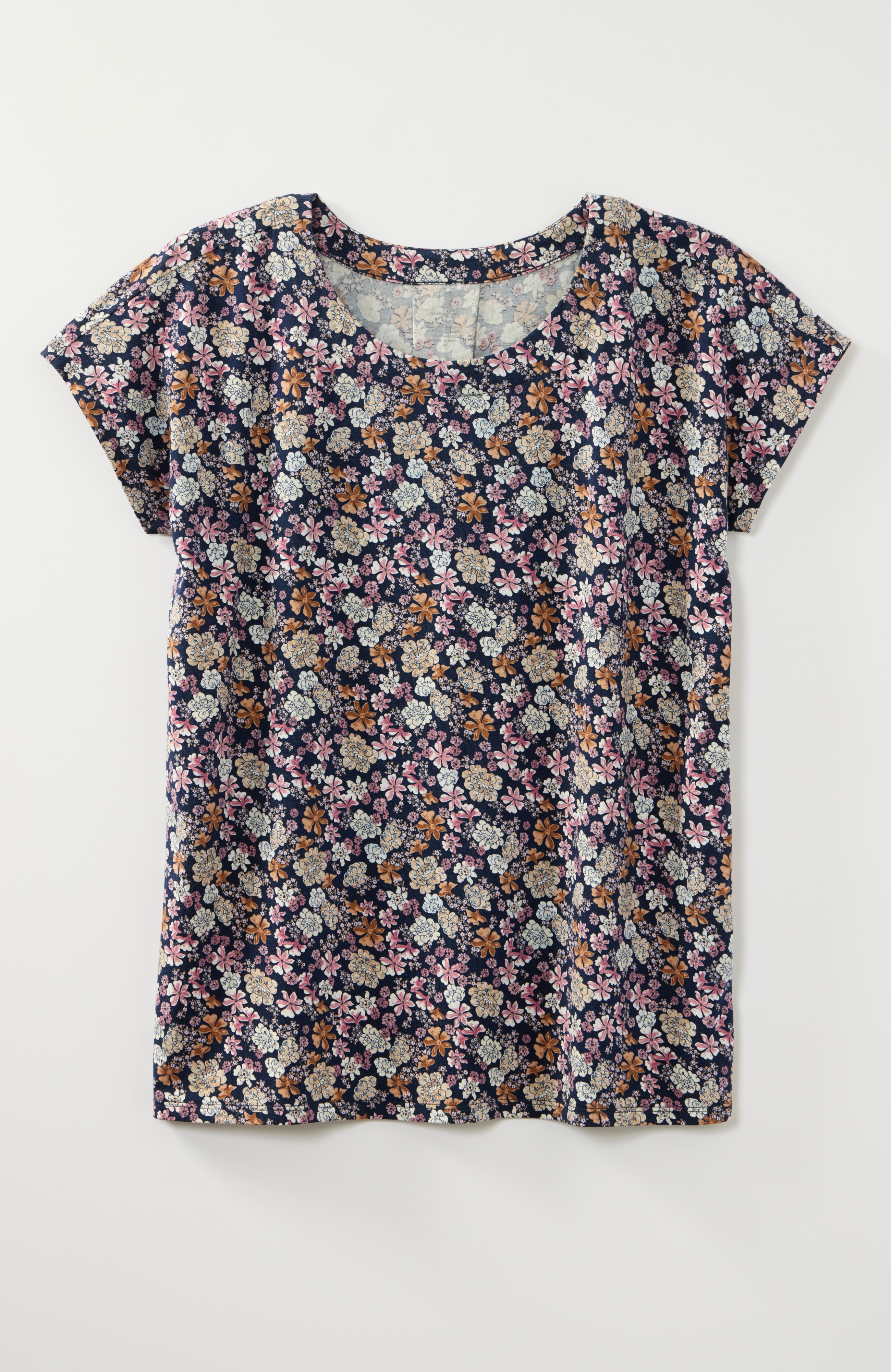 Luxe Supima® Scoop-Neck Tee | JJill