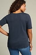 pima-slub elbow-sleeve tee