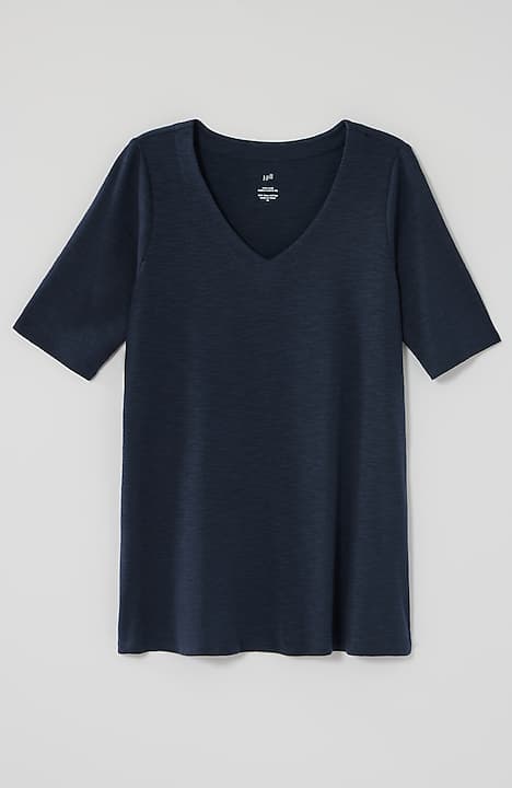 pima-slub elbow-sleeve tee