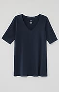 pima-slub elbow-sleeve tee