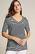 pima-slub elbow-sleeve tee