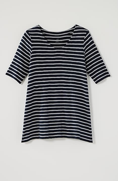 pima-slub elbow-sleeve tee