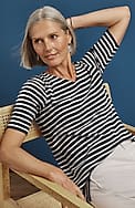 pima-slub elbow-sleeve tee