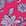 Swatch image of bright pink vibrant paisley for Pima-Slub Elbow-Sleeve Tee