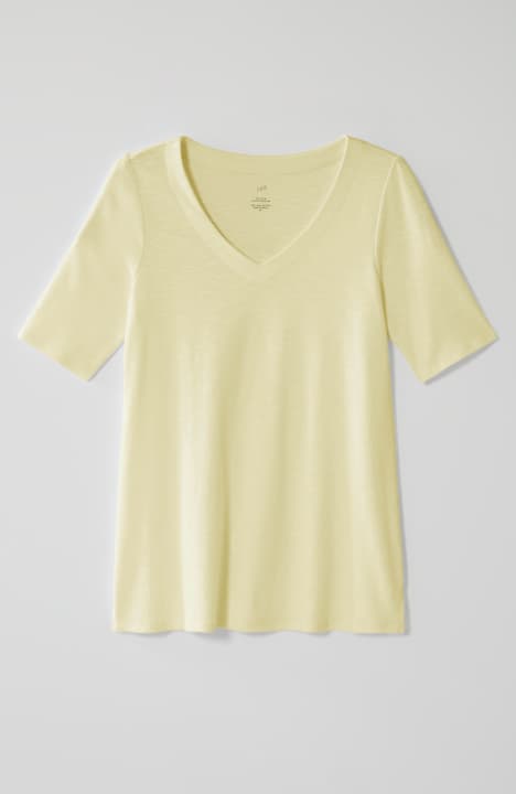 pima-slub elbow-sleeve tee