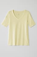 pima-slub elbow-sleeve tee