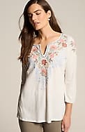 vintage-embroidered floral top