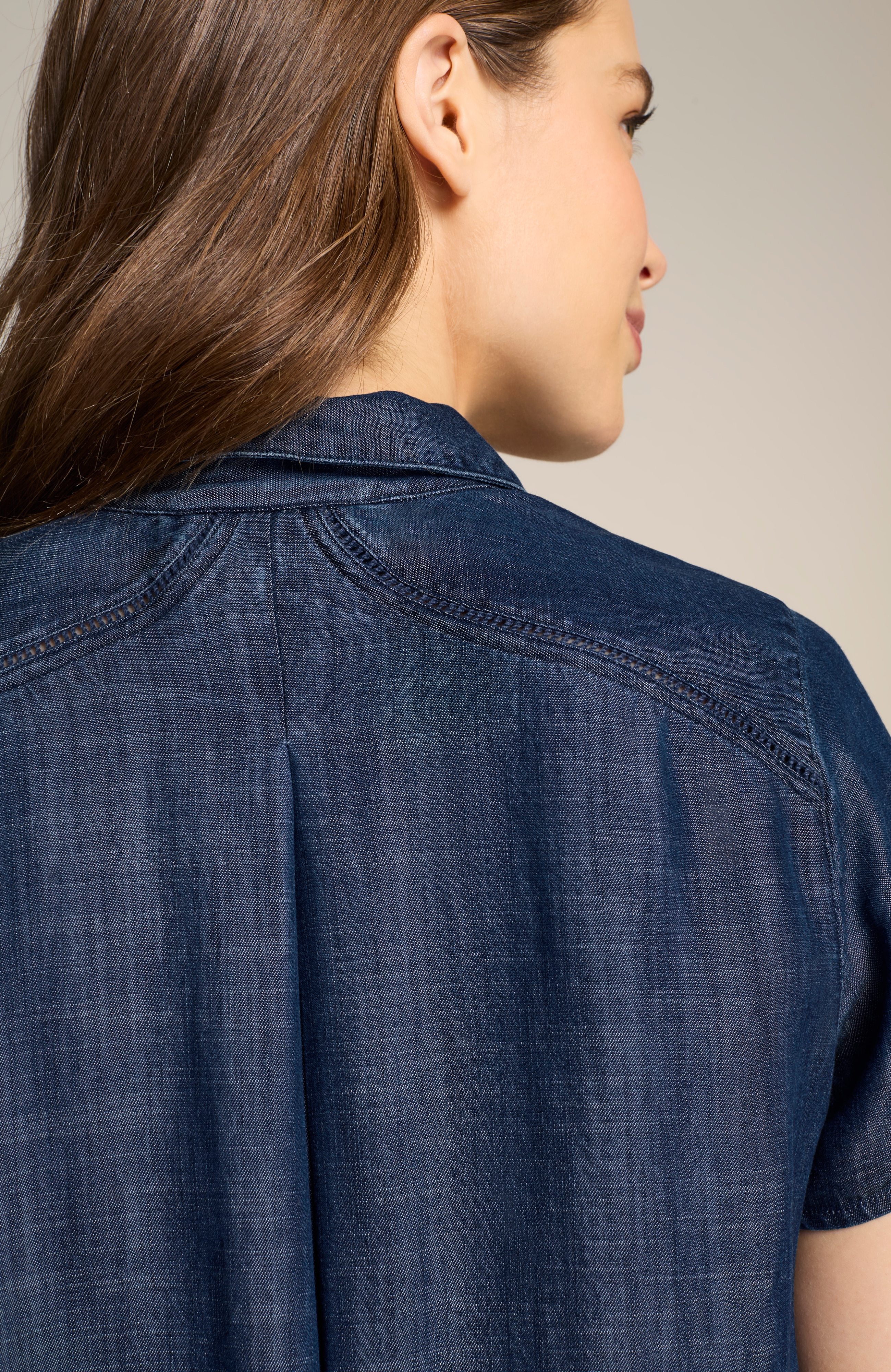 Indigo Button-Front Tunic | JJill Indigo Button-Front Tunic | JJill