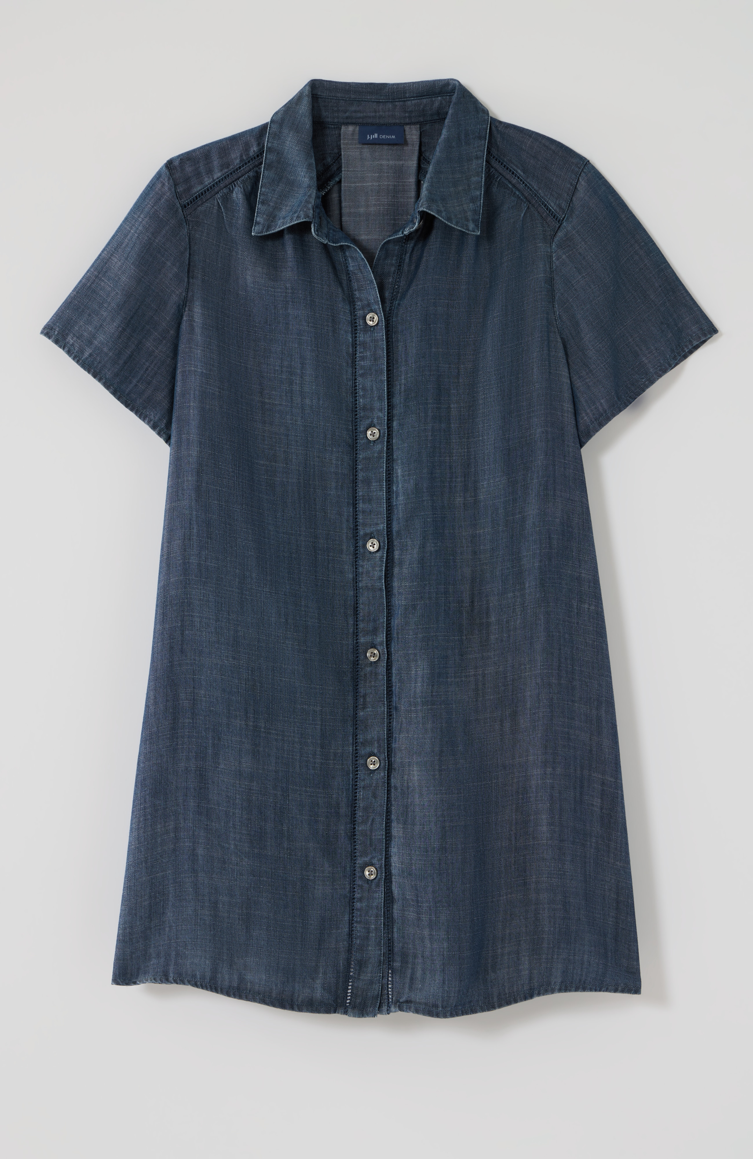 Indigo Button-Front Tunic | JJill Indigo Button-Front Tunic | JJill