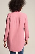cotton-gauze a-line tunic