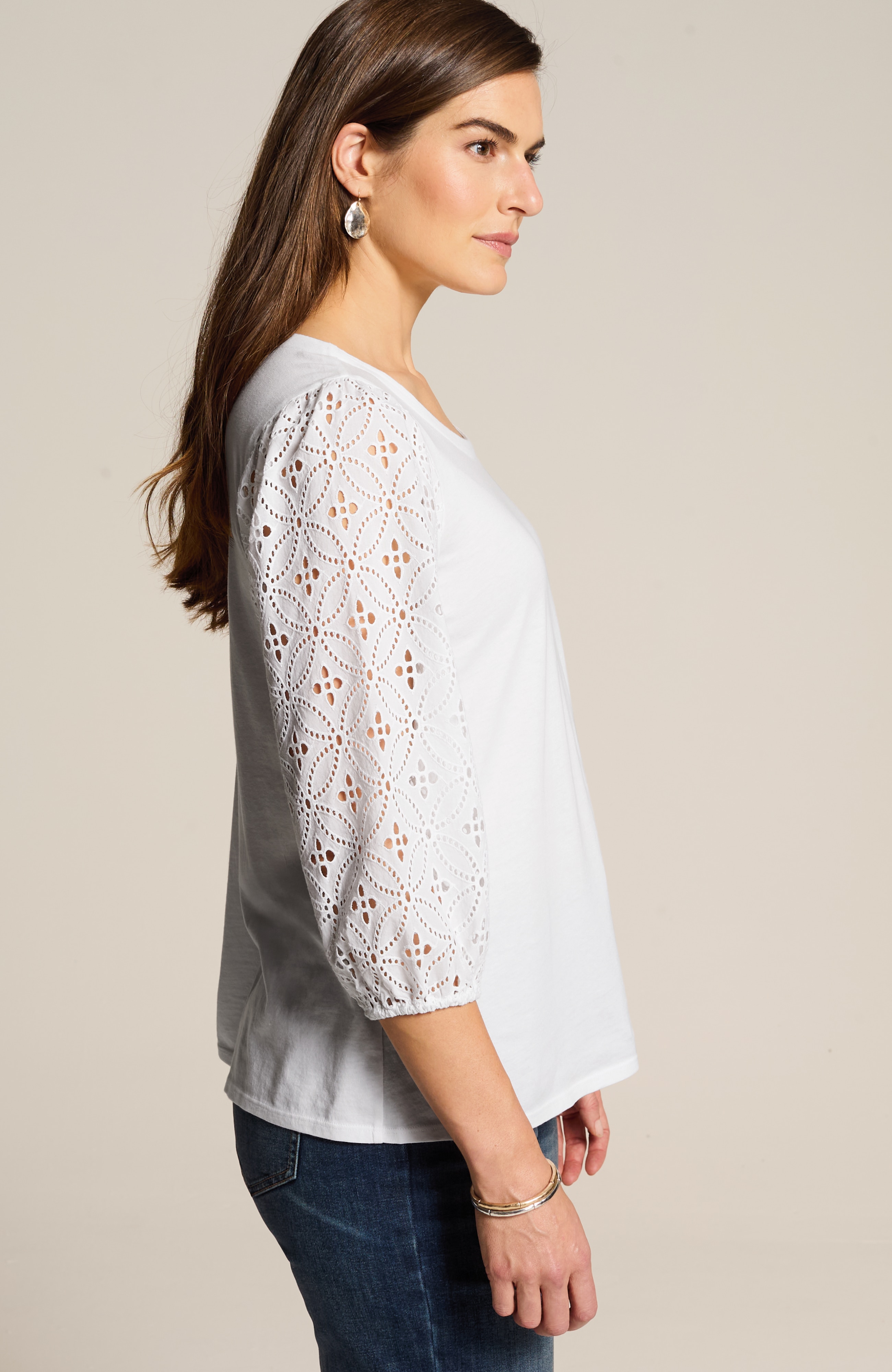 トップス Eyelet Jersey Jacquard Top - white 316411_801_SIDE.jpg?impolicy=