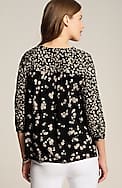 mixed-florals top