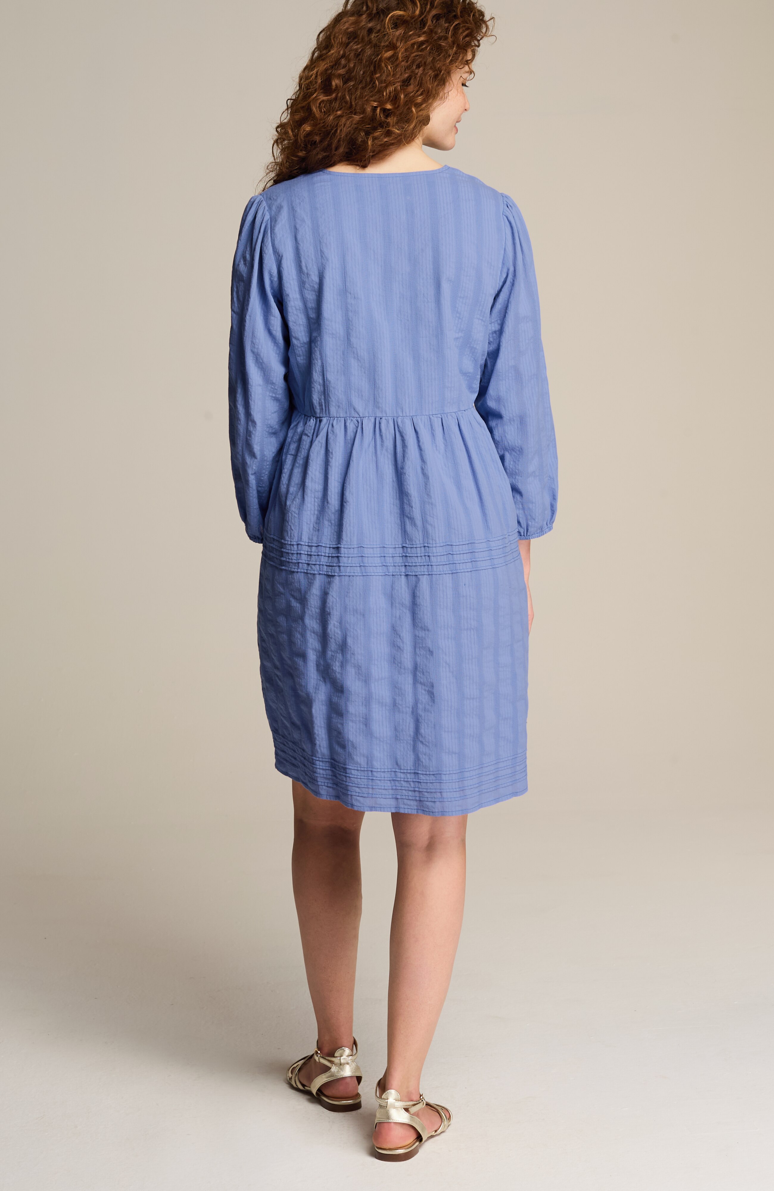 Lil JJ専用 TEXTURED V-NECK A-LINE DRESS | JJill