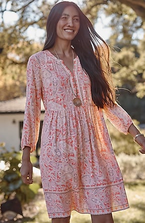 Image for A-Line Peasant Dress