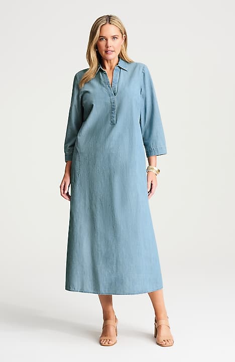 ani popover shirt dress Popover Shirtdress