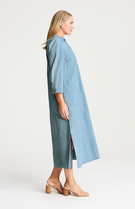 ani popover shirt dress Anaya Popover Dress in Black Poplin