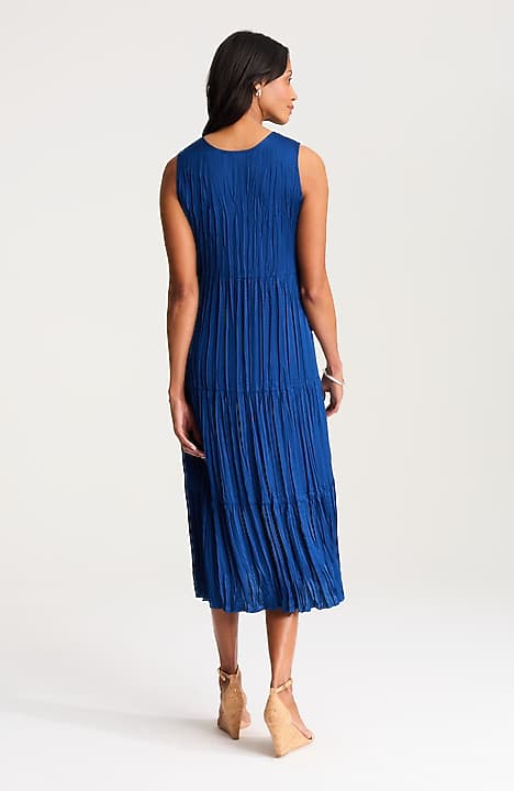 j jill midi dresses Pure Jill Double-Gauze Midi Dress