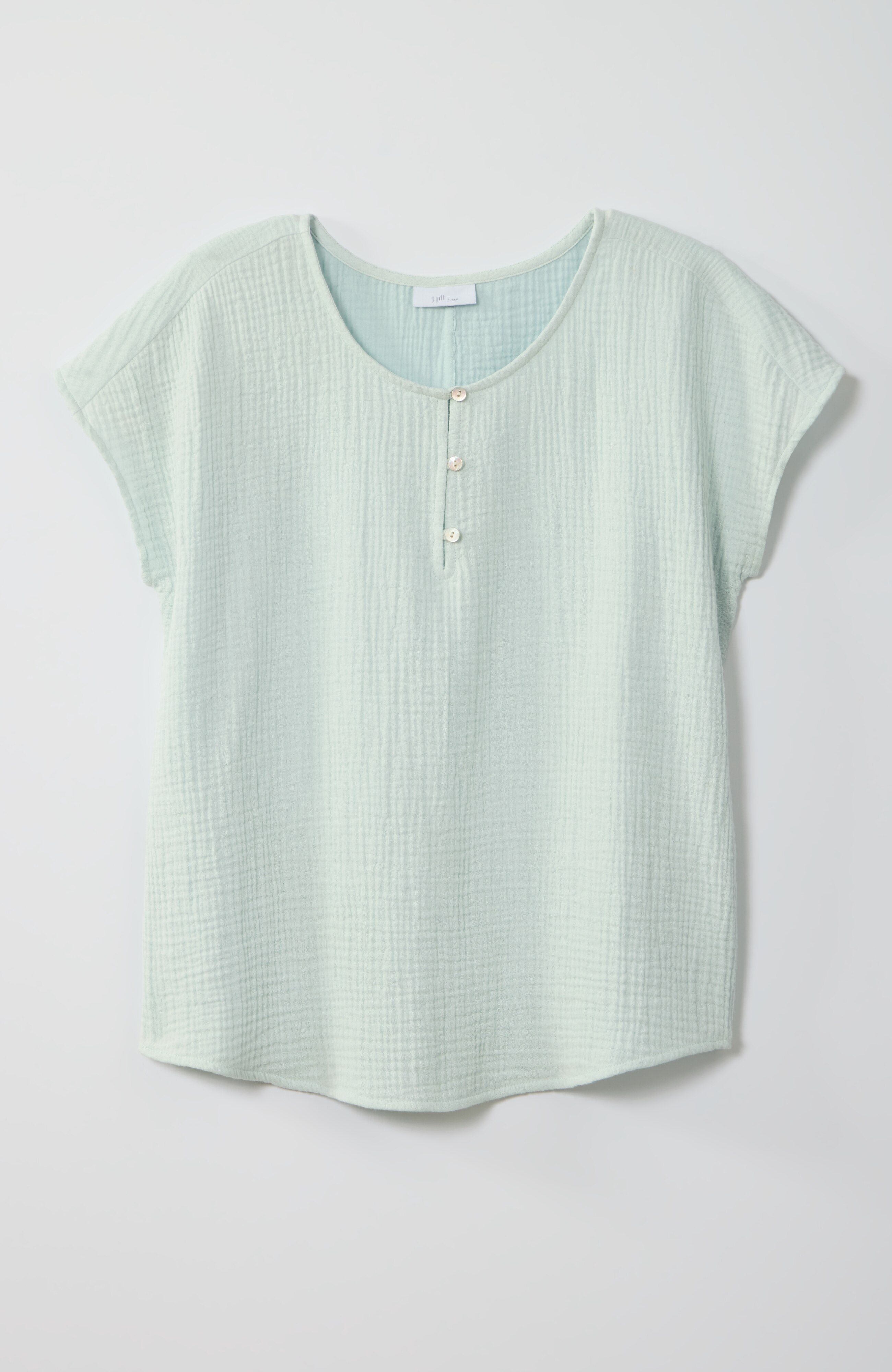 sleep cotton-gauze relaxed tee