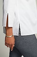 non-iron v-neck popover