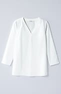 non-iron v-neck popover