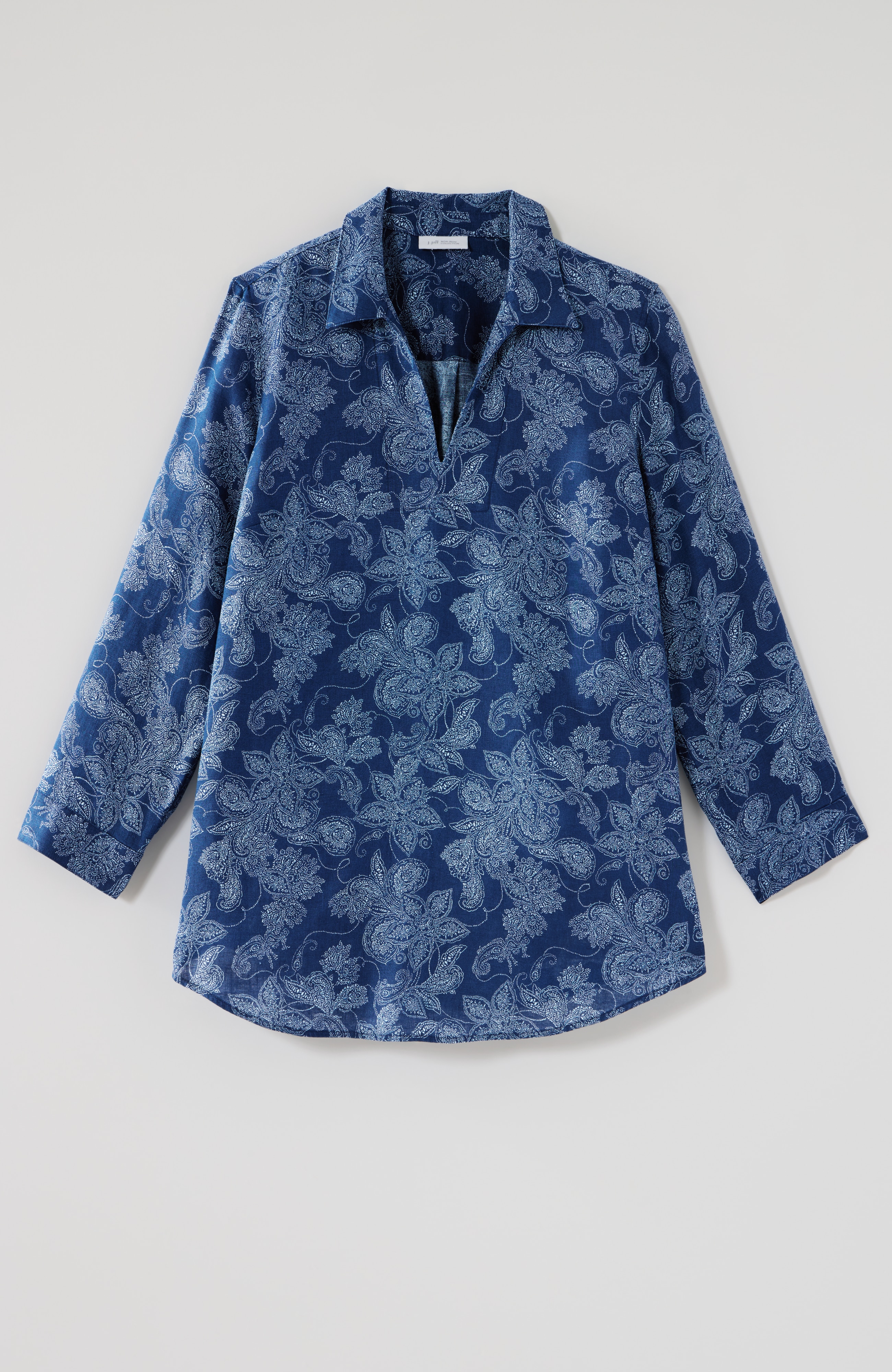 JILL♪ J.Jill ~2X ~ NEW Delightful Butterflies Relaxed Boat-Neck