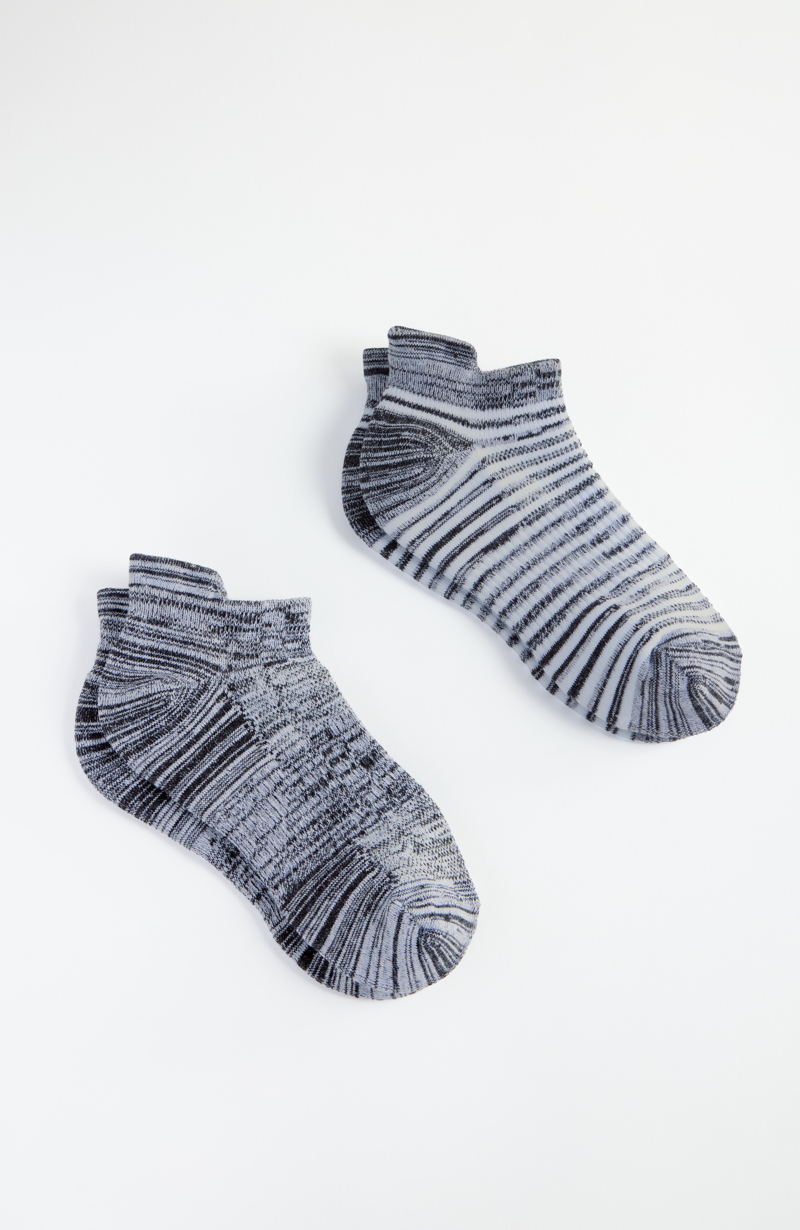 fit space-dyed 2-pack ankle socks