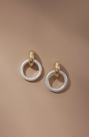 Image for Modern Elements Mixed-Metal Rings Earrings