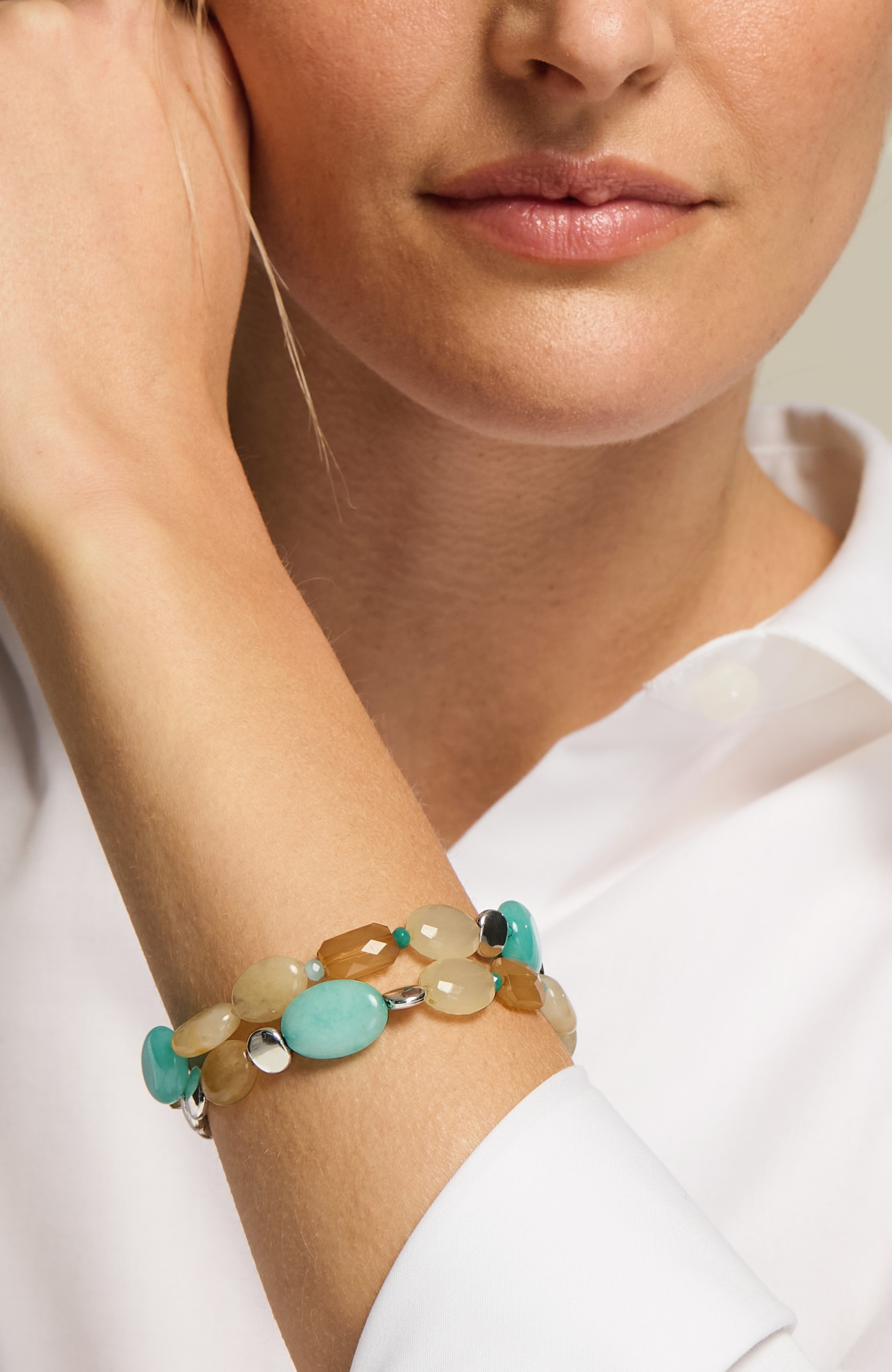 BEADED STRETCH BRACELET | JJill
