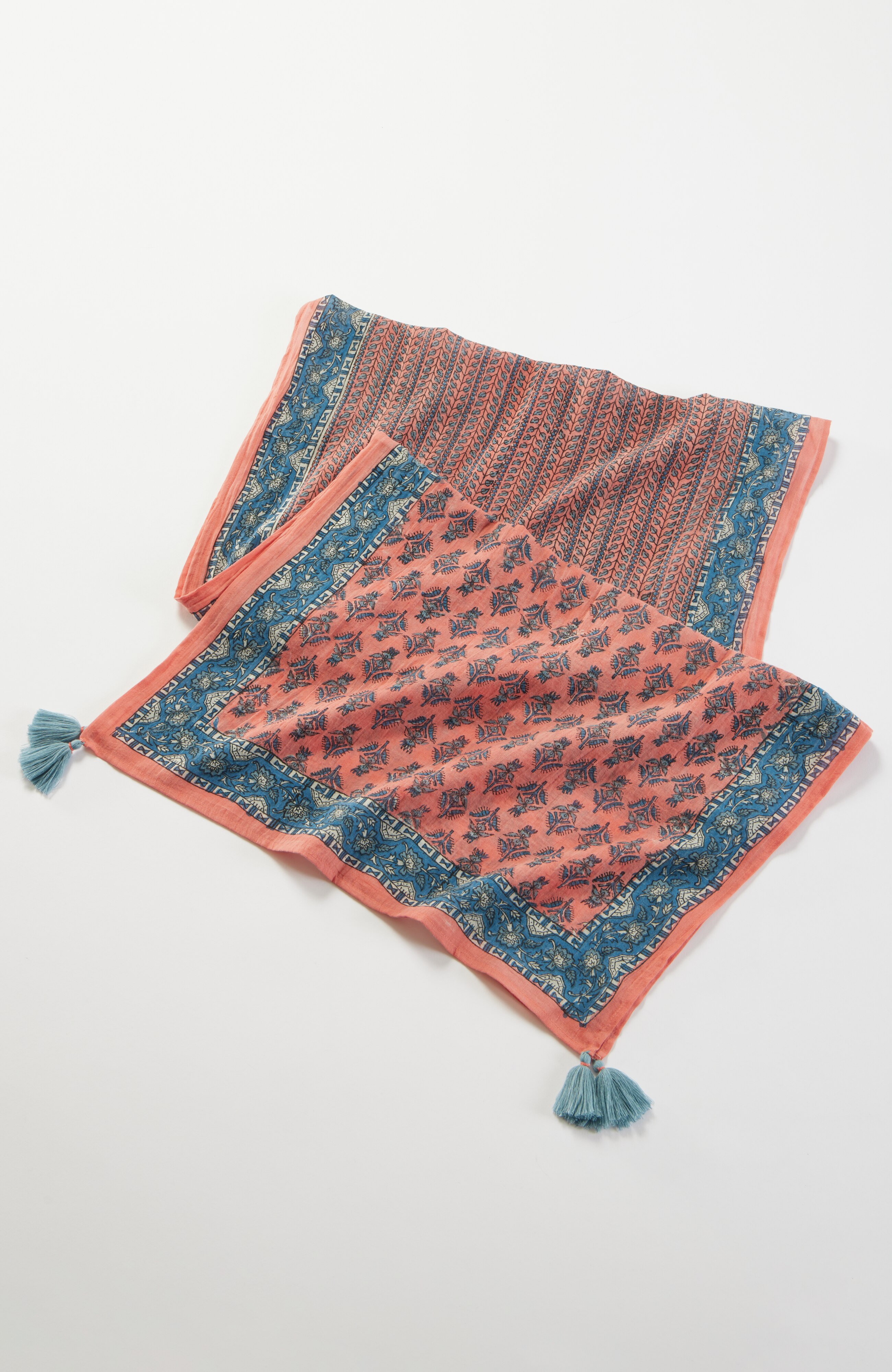 Mixed-Filigree Bordered Scarf | JJill