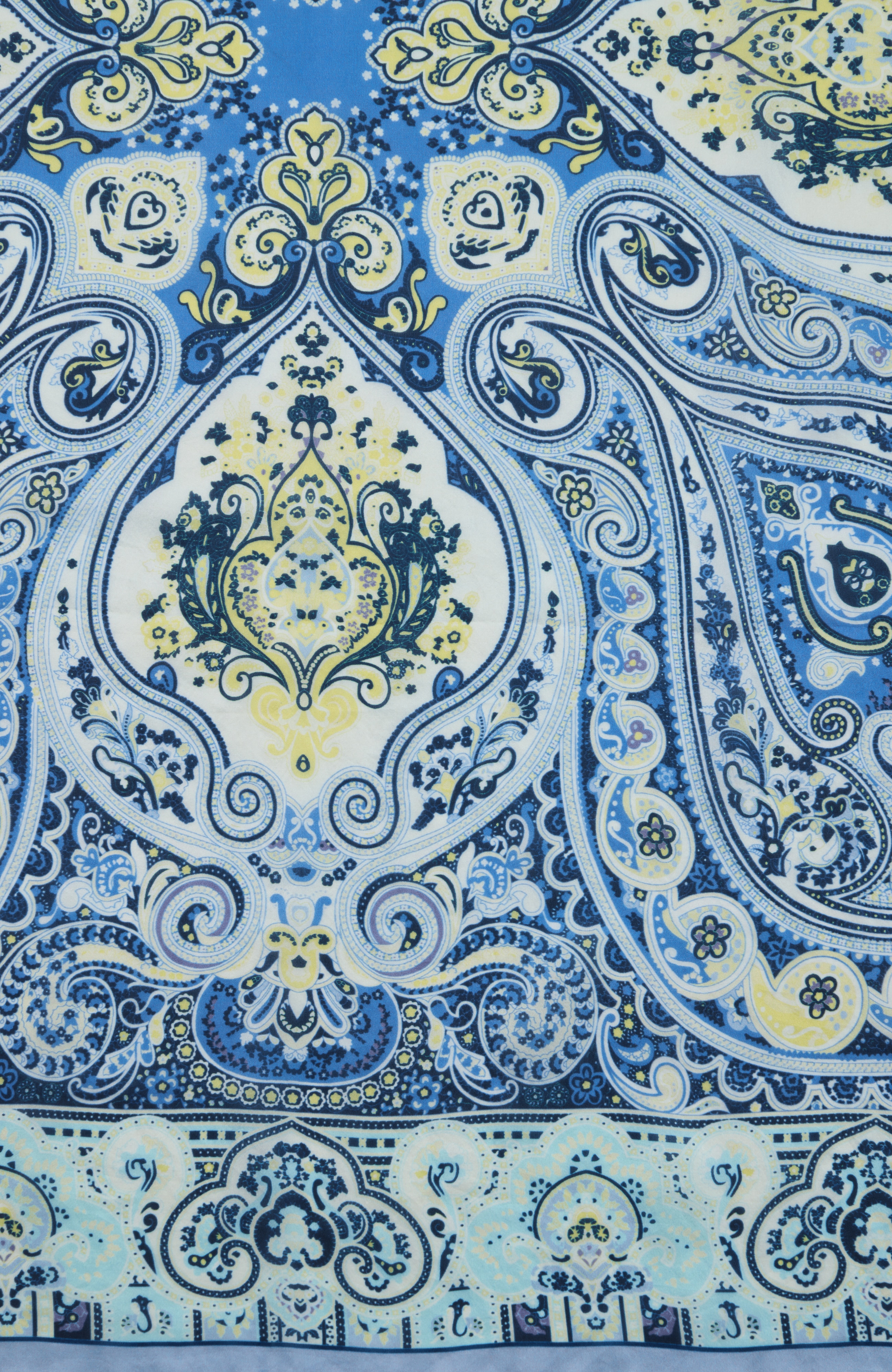 printed silk square scarf