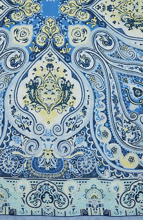 silk paisley square scarf