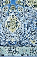 silk paisley square scarf