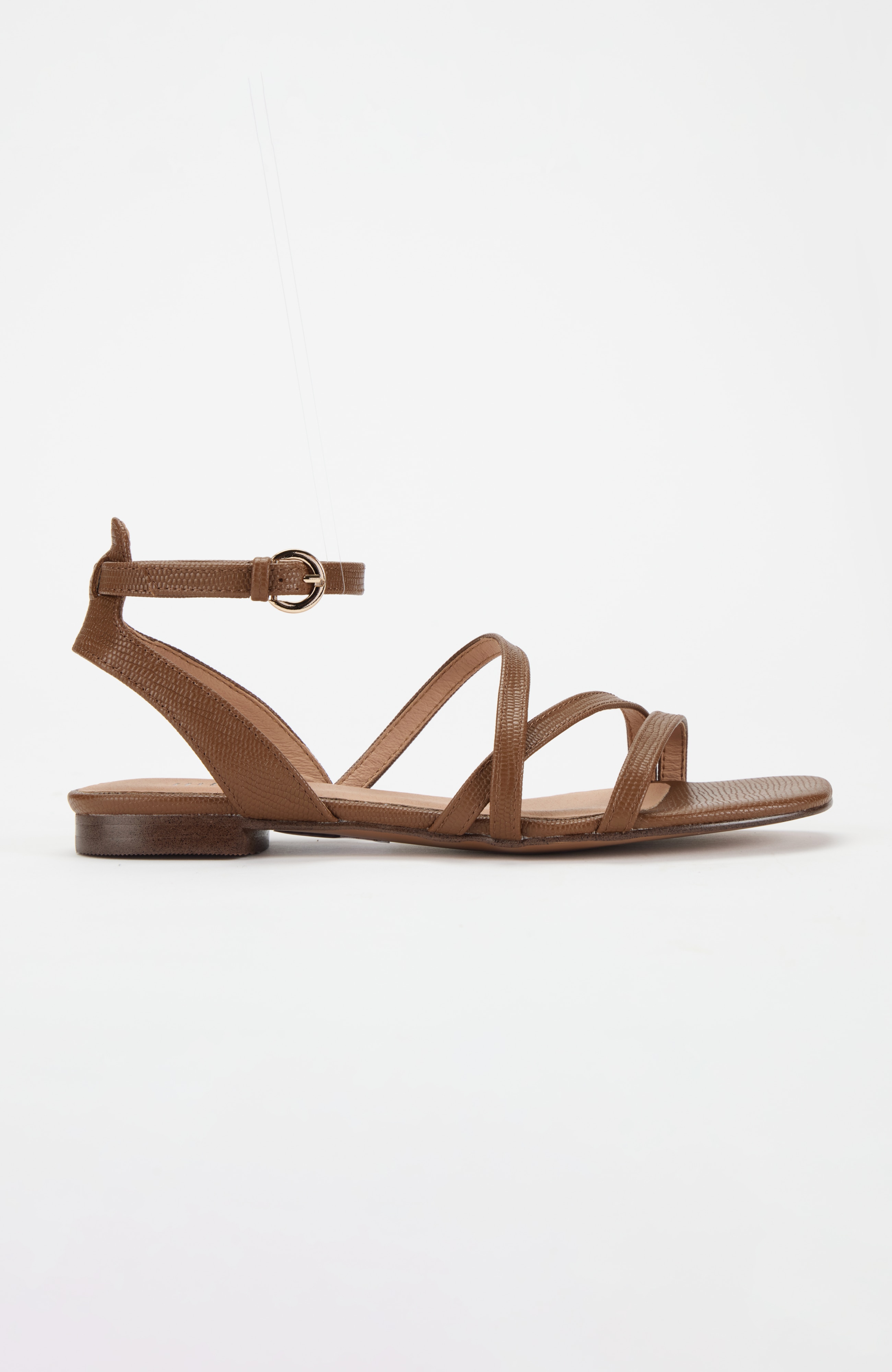 サンダル・ミュール 3Juin Elis 055 Crisscross Strapped Leather Sandals 3Juin Elis 055 Crisscross Strapped Leather Sandals (3JUIN