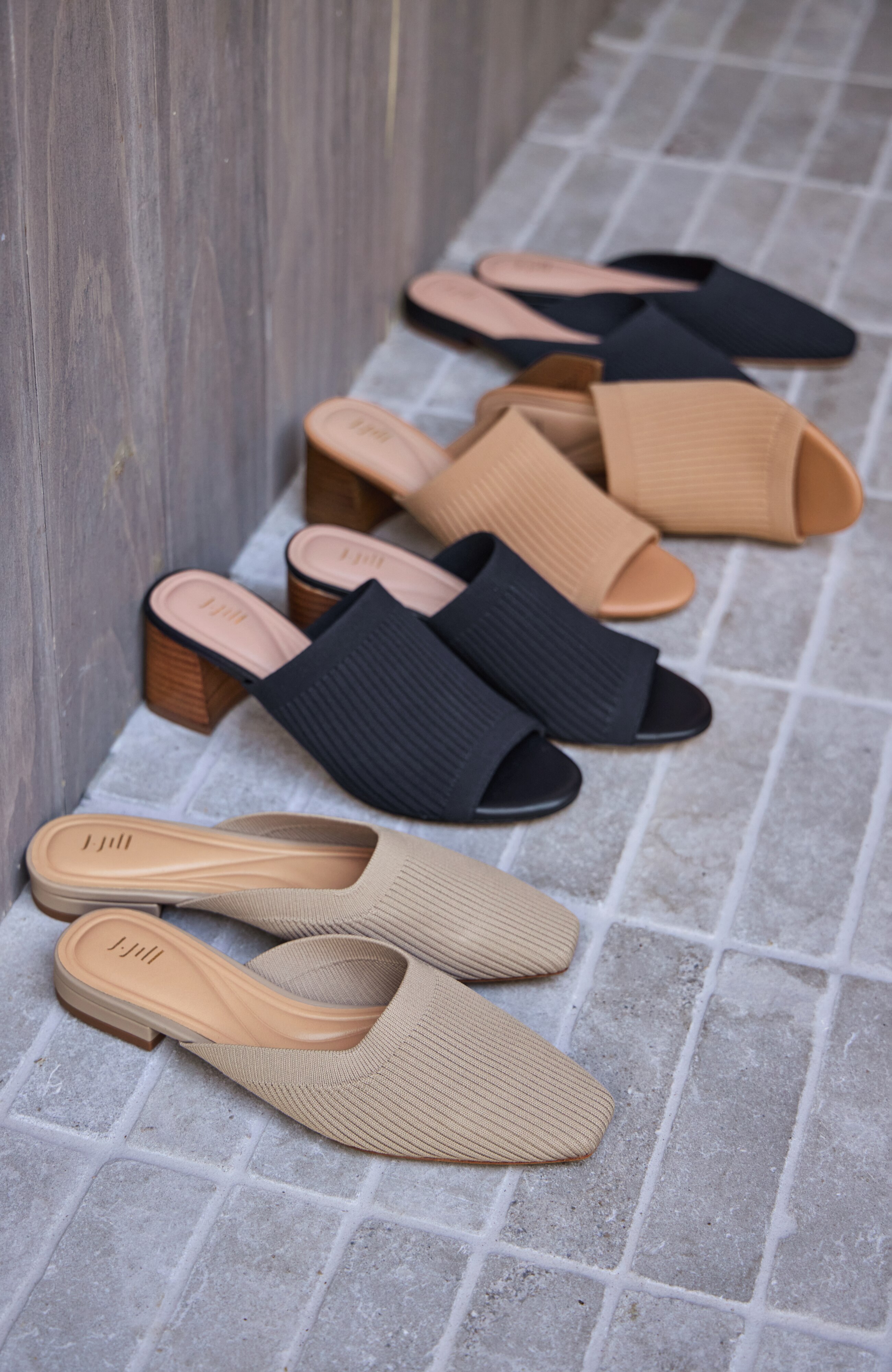 Rory Ribbed Block Heels | JJill Rory Ribbed Block Heels | JJill