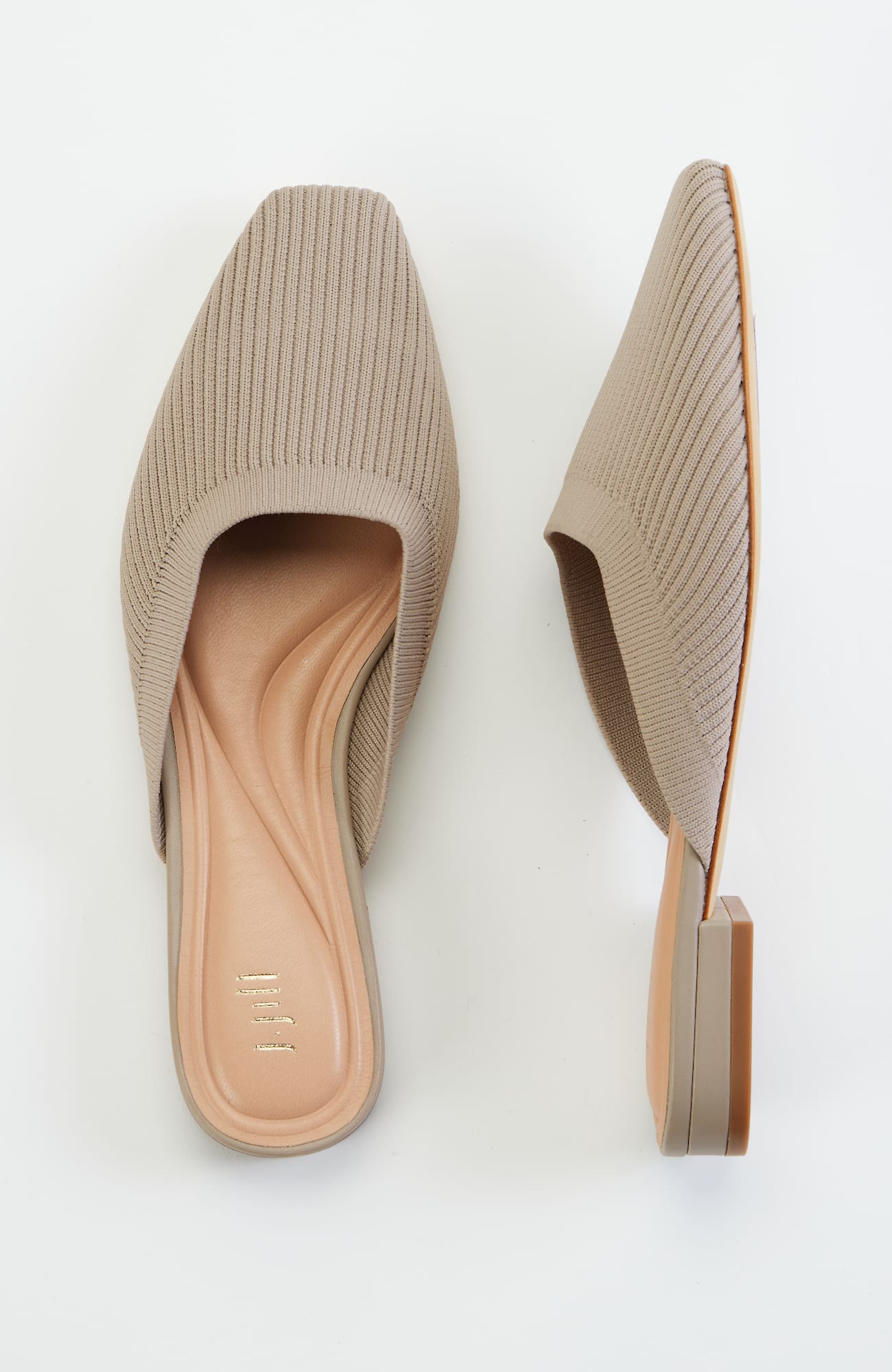 Jjill J.jill Millie Ribbed Mules In Khaki