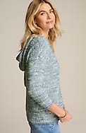 relaxed textured hoodie