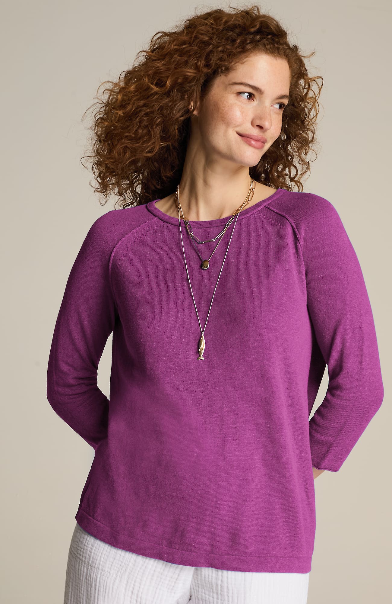 Jjill J.jill Linen-blend Pullover Sweater