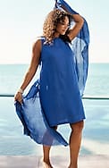 linen a-line dress