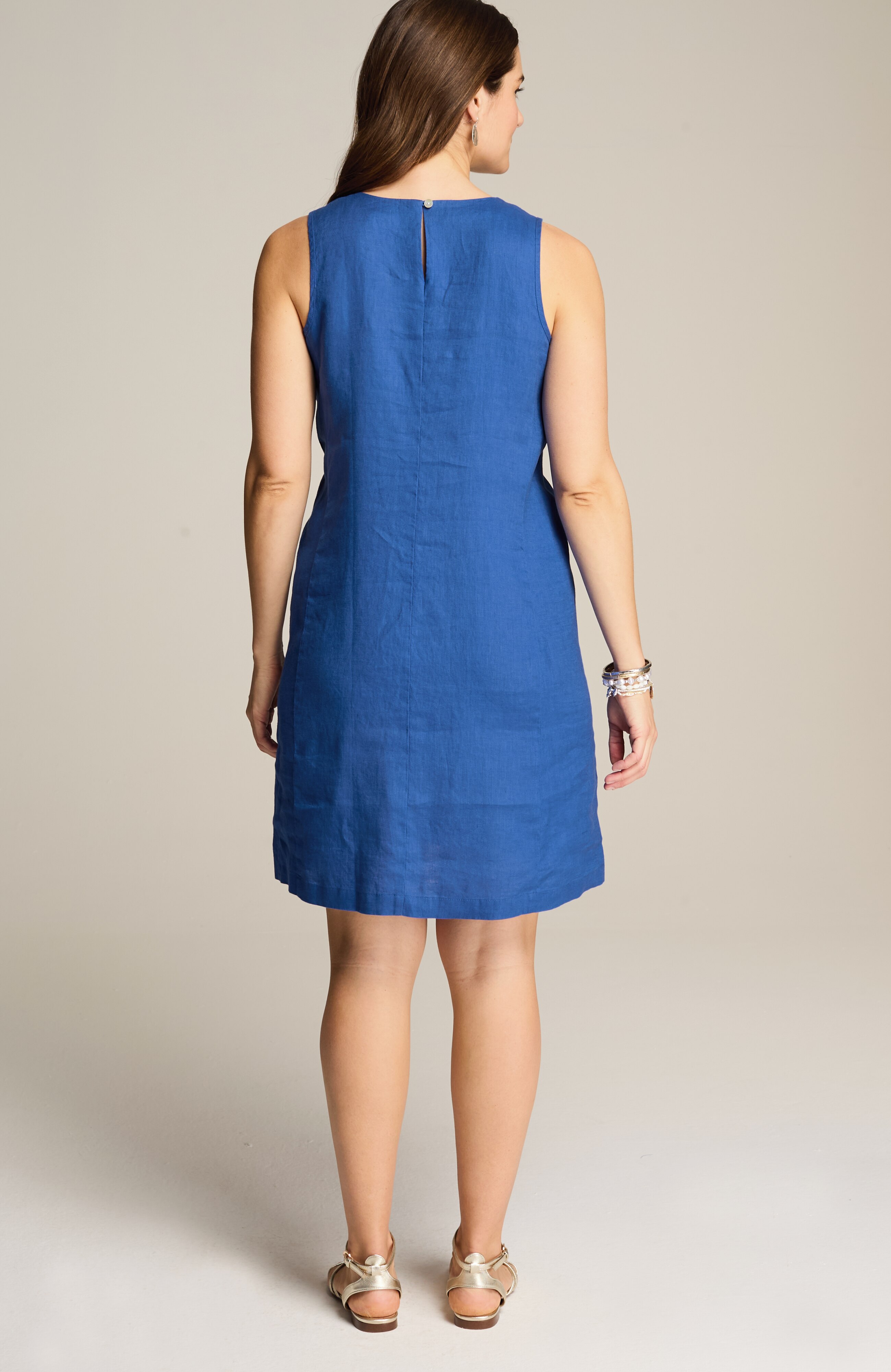 Linen A-Line Dress | JJill