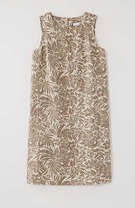 linen a-line dress