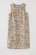 linen a-line dress