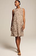 linen a-line dress