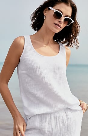 Image for Cotton-Gauze Tank