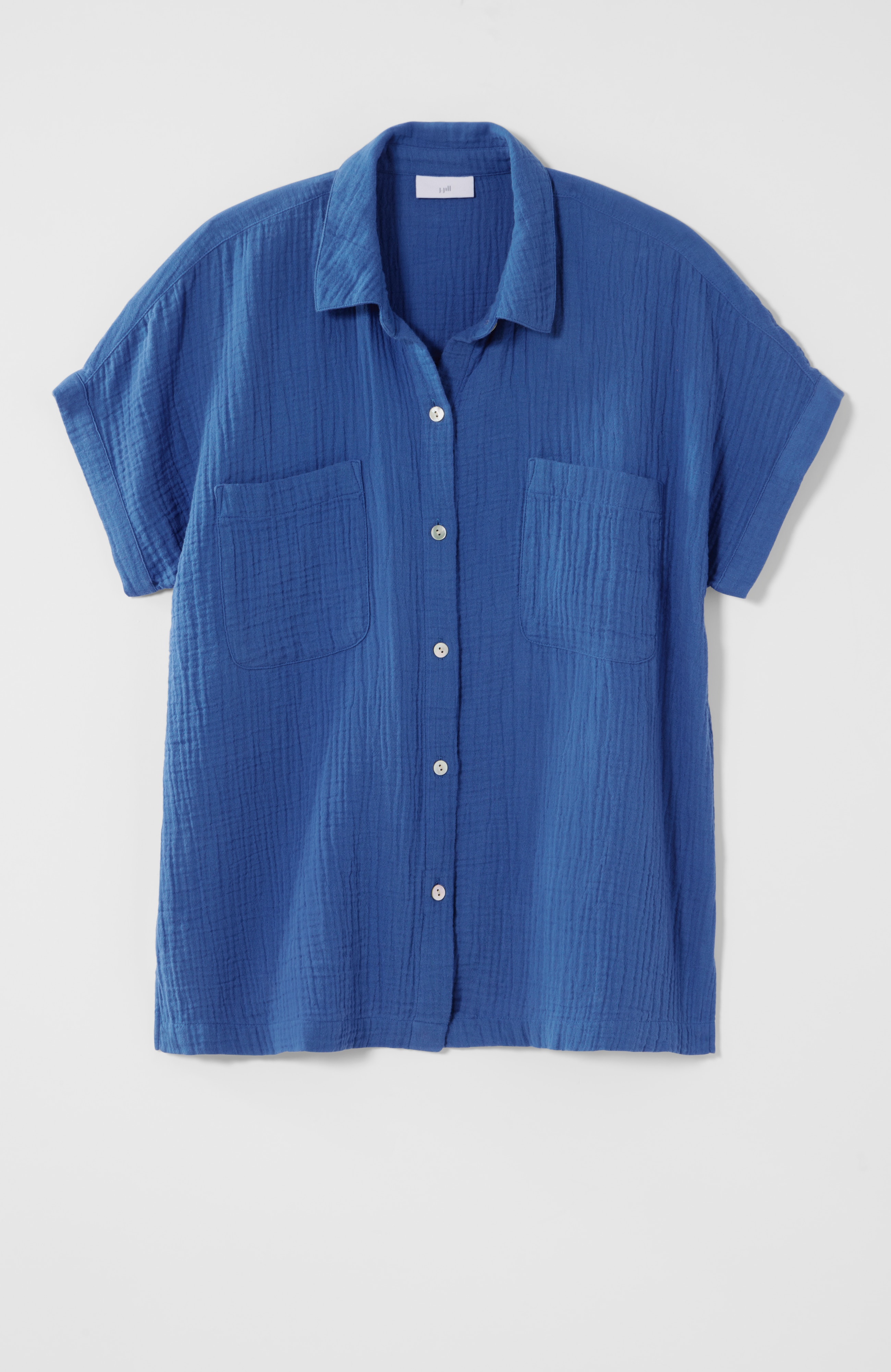 cotton-gauze camp shirt