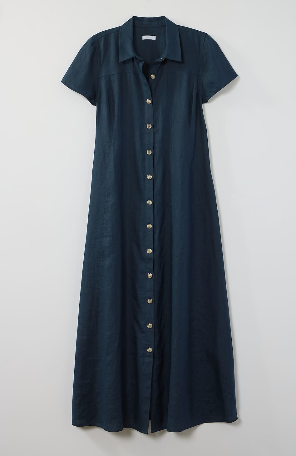 Linen Maxi Shirtdress | JJill