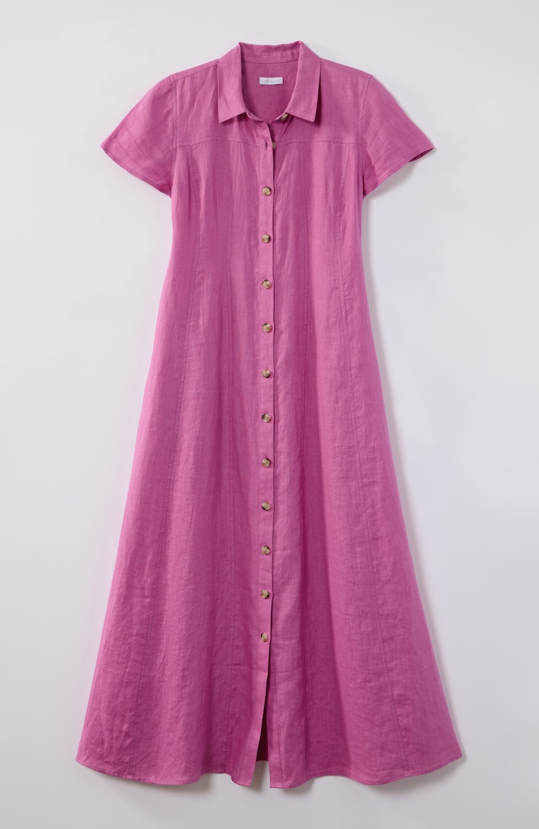 Linen Maxi Shirtdress | JJill Linen Maxi Shirtdress | JJill