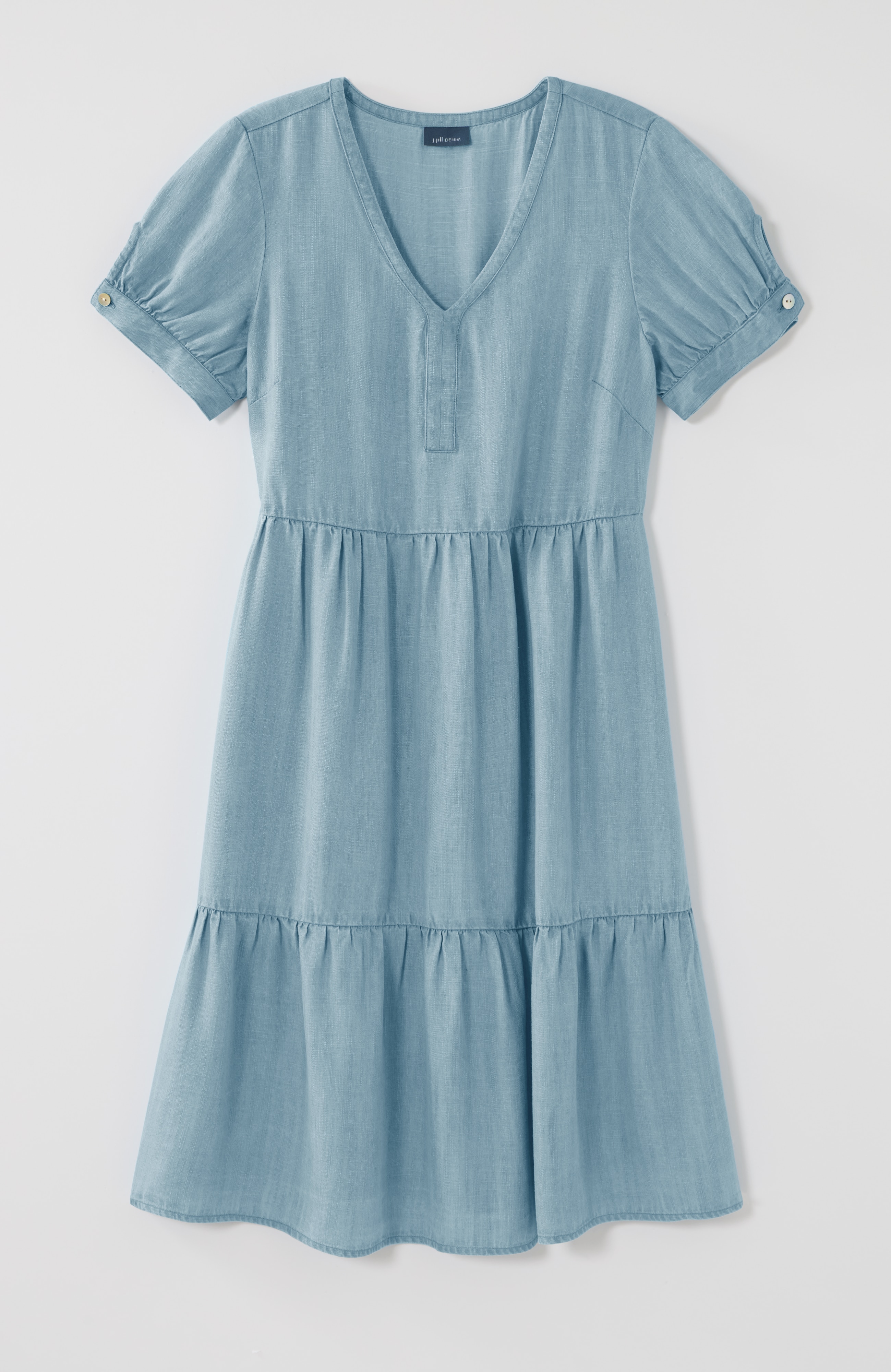 a-line tiered dress