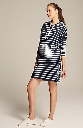 Image for Fit Textured-Stripes Skirt