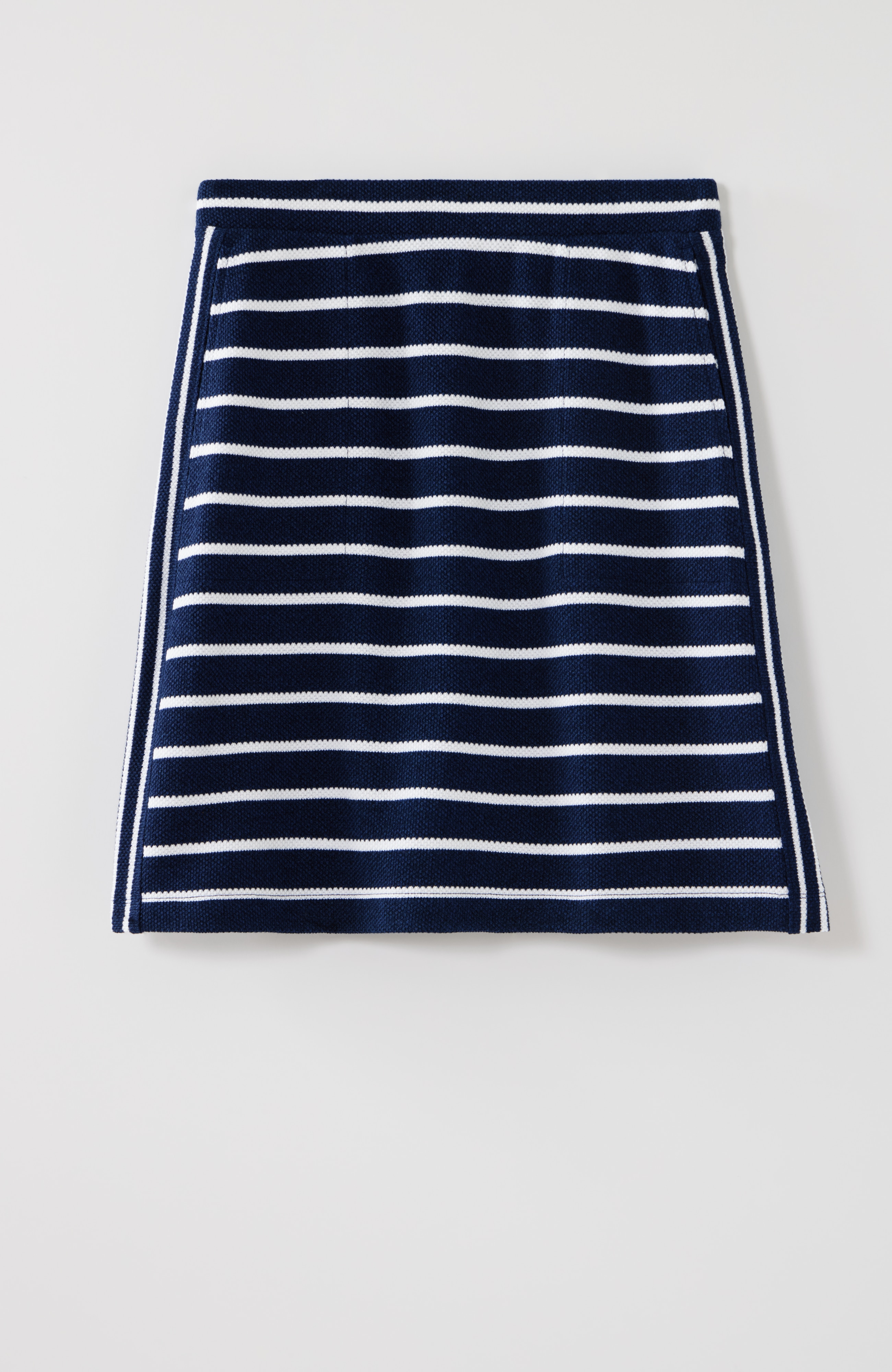 fit textured-stripes skirt