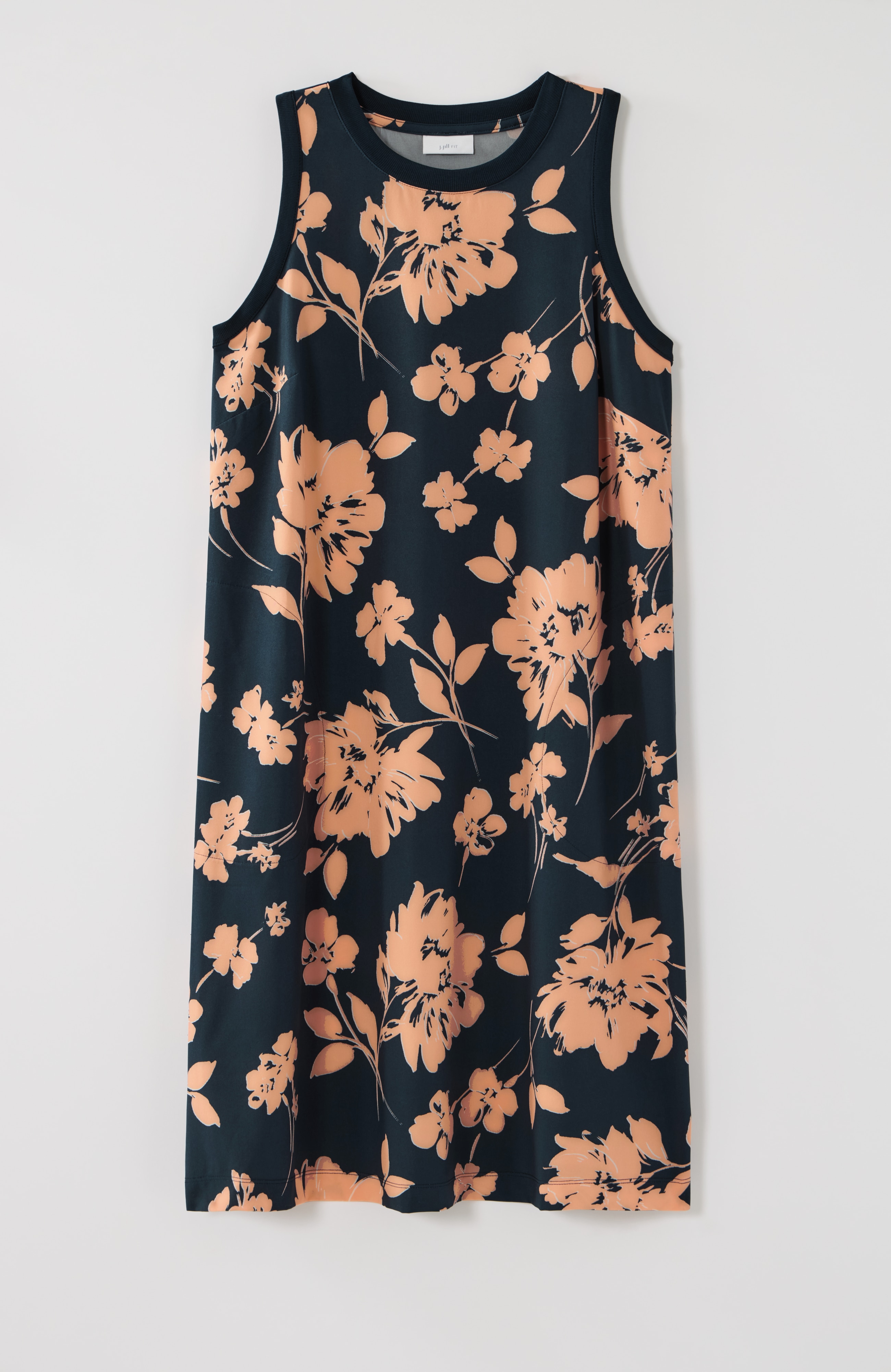 fit on-the-go printed dress